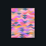 Colorful Moderne Abstracte Geometrische Kunst in P Canvas Afdruk<br><div class="desc">Voeg wat kleur aan uw muren met deze Heldere en Vette Abstracte driehoeken in het Vaste Poster van de Kleur toe</div>