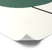 Colorful Moderne Geometrische Abstracte Kunst Poster (Hoek)