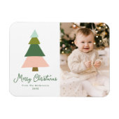 Colorful Moderne kerstboom Foto Magneet (Horizontaal)