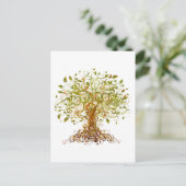 Colorful Modernist Tree 13 Briefkaart (Staand voorkant)