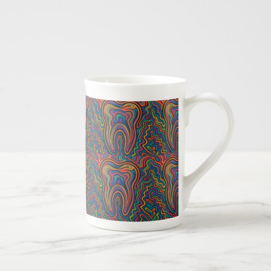 Colorful Molar Dental Mug Porselein Kop (Rechts)