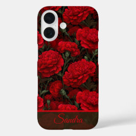 Colorful Moms Mothers Day Gifts Carnation Custom iPhone 16 Hoesje