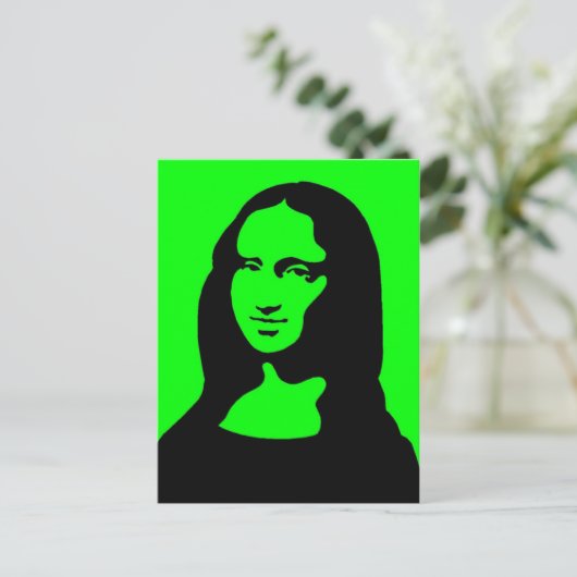 Colorful Mona Briefkaart (Staand voorkant)