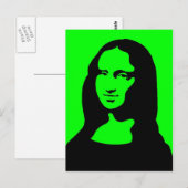 Colorful Mona Briefkaart (Voorkant / Achterkant)