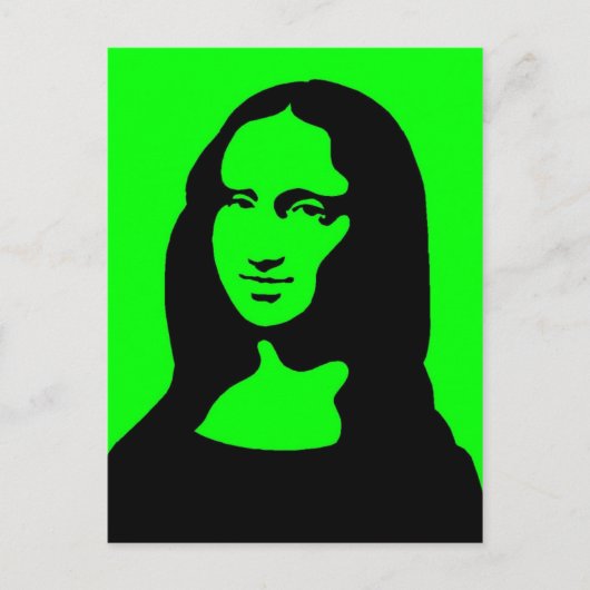 Colorful Mona Briefkaart (Voorkant)