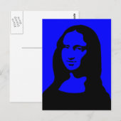 Colorful Mona Briefkaart (Voorkant / Achterkant)