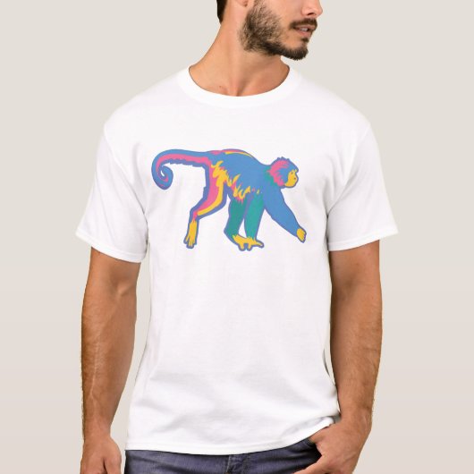Colorful Monkey T-shirt (Voorkant)