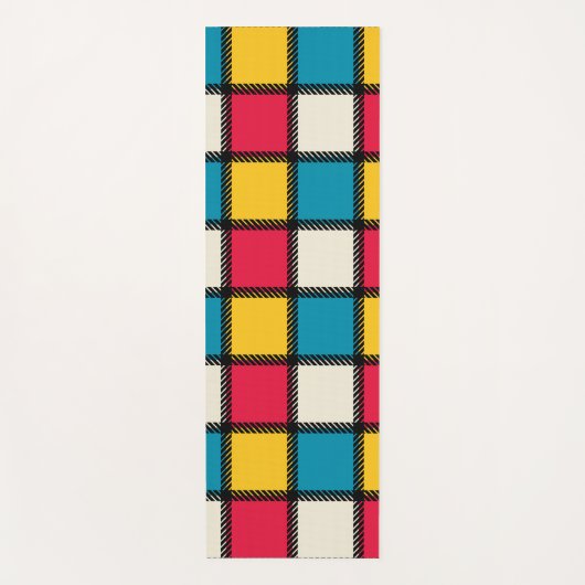 Colorful Monochrome controles Yogamat (Voorkant)