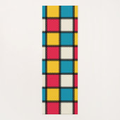 Colorful Monochrome controles Yogamat (Achterkant)