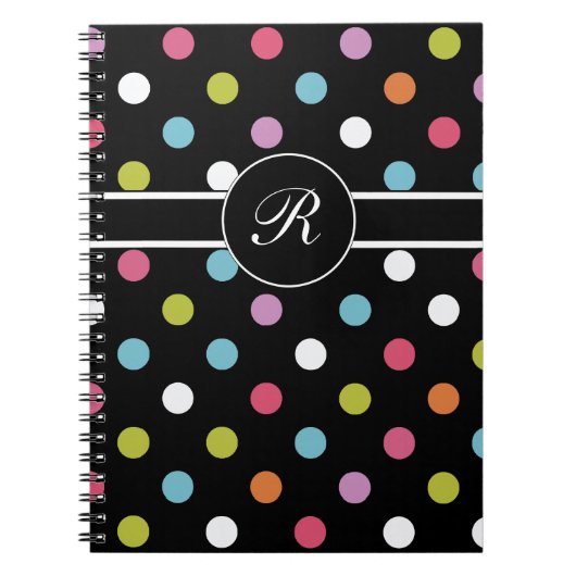 Colorful Monogram Notebook Journal Notitieboek (Voorkant)