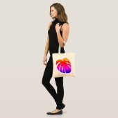 Colorful Monstera Leaf Tote Bag (Voorkant (model))