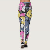 Colorful Monsters Leggings (Achterkant)