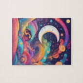 Colorful Moon Legpuzzel (Horizontaal)
