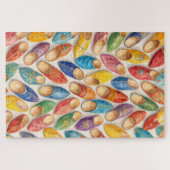 Colorful Moroccan Babouche Slippers Legpuzzel (Horizontaal)