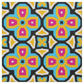 Colorful Moroccan Classy Elegant Geometric Pattern Stof (Swatch)
