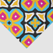 Colorful Moroccan Classy Elegant Geometric Pattern Tissuepapier (Detail)