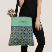 Colorful Moroccan Pattern Monogramed Tote Bag (Dichtbij)