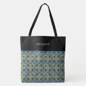 Colorful Moroccan Pattern Monogramed Tote Bag (Voorkant)