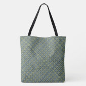Colorful Moroccan Pattern Monogramed Tote Bag (Achterkant)