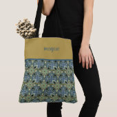 Colorful Moroccan Pattern Monogramed Tote Bag (Dichtbij)