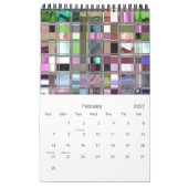 Colorful Mosaic Art  Kalender (Feb 2027)