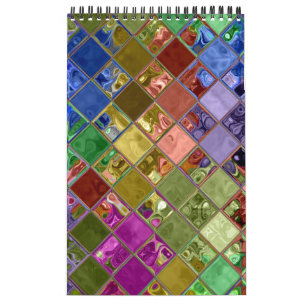 Colorful Mosaic Art  Kalender