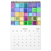 Colorful Mosaic Art  Kalender (Jan 2026)