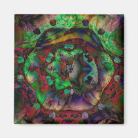 Colorful Mosaic, Green Purple