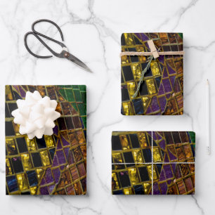 Colorful Mosaic Inpakpapier Vel