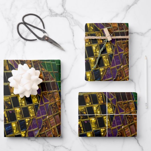 Colorful Mosaic Inpakpapier Vel (Voorkant)