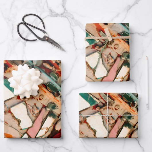 Colorful Mosaic Inpakpapier Vel (Voorkant)