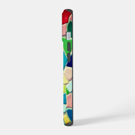 Colorful Mosaic iPhone 15 Case (Linkerkant)