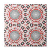 Colorful Mosaic Kaleidoscope Boho Chic Pattern Tegeltje (Voorkant)