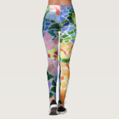 Colorful Mosaic Koi Pond Leggings (Achterkant)