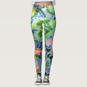 Colorful Mosaic Koi Pond Leggings (Voorkant)