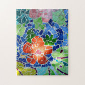 Colorful Mosaic Koi Pond Legpuzzel (Verticaal)
