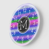 Colorful Mosaic Modern Monogram #19 Grote Klok (Hoek)