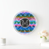 Colorful Mosaic Modern Monogram #8 Grote Klok (Huis)