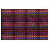Colorful Mosaic Pattern Burlap Rustic #10 Stof (Fat Quarter)