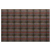 Colorful Mosaic Pattern Burlap Rustic #4 Stof (Yard (91,4 cm))