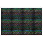 Colorful Mosaic Pattern Burlap Rustic #6 Stof (Fat Quarter)