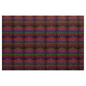 Colorful Mosaic Pattern Burlap Rustic Stof (Yard (91,4 cm))