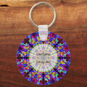 Colorful Mosaic Sleutelhanger (Voorkant)