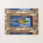 Colorful Mosaic Tegel Lily Legpuzzel (Horizontaal)