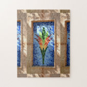 Colorful Mosaic Tegel Lily Legpuzzel (Verticaal)