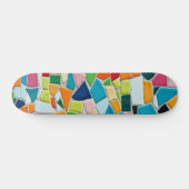 Colorful Mosaic Tegel Patroon Persoonlijk Skateboard (Horizontaal)