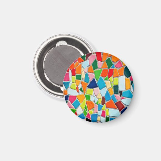 Colorful Mosaic Tiles Magneet (Voorkant / Achterkant)