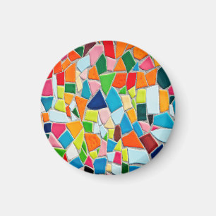 Colorful Mosaic Tiles Magneet