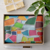 Colorful Mosaic Tiles Tissuepapier (Geschenk)