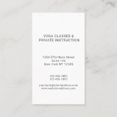 Colorful Mosaic Tree Yoga Studio Visitekaartje (Achterkant)